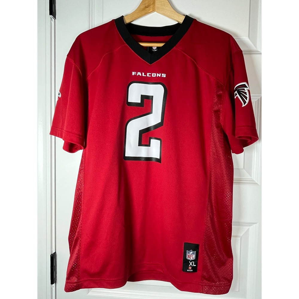 NFL Team Apparel Atlanta Falcons Matt Ryan 2 Jersey Youth XL 18/20 Red Football